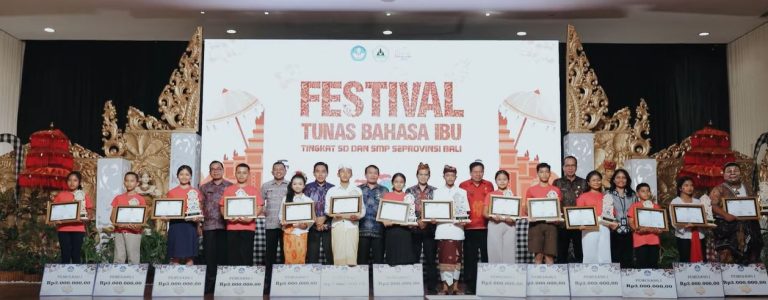 Balai Bahasa Provinsi Bali Selenggaraka Acara Puncak Festival Tunas Bahasa Ibu Tahun 2023